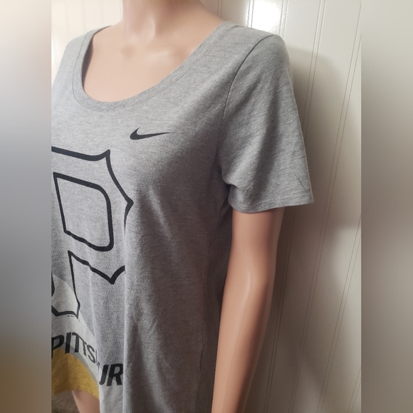 Gray Genuine Merchandise Pittsburgh Pirates P Logo "The Nike Tee"- Sz L - Picture 4 of 7